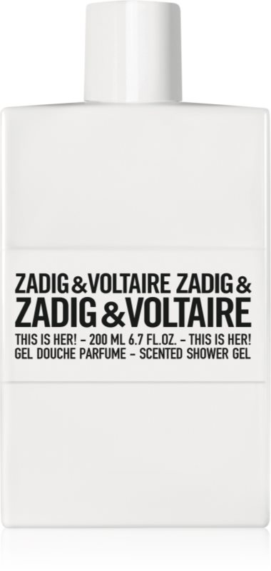 Zadig & Voltaire This Is Her! Douchegel voor Vrouwen 200 ml