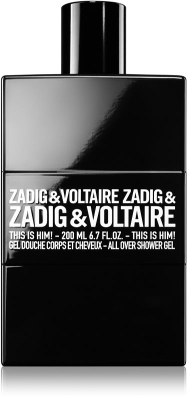 Zadig & Voltaire This Is Him! tusfürdő férfiaknak 200 ml