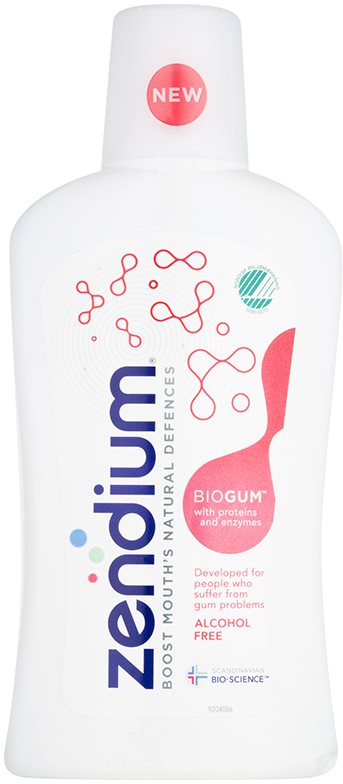 Zendium BioGum Mundwasser zum Schutz von Zähnen und Zahnfleisch