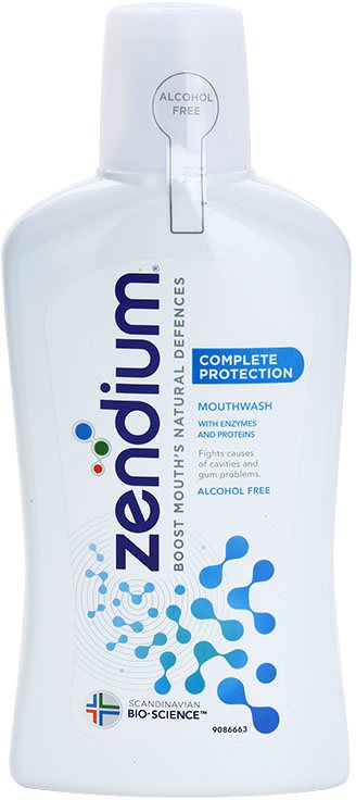 Zendium Complete Protection ústna voda bez alkoholu