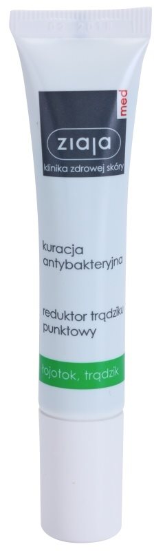 Ziaja Med Antibacterial Care lokální péče proti akné na obličej, dekolt a záda