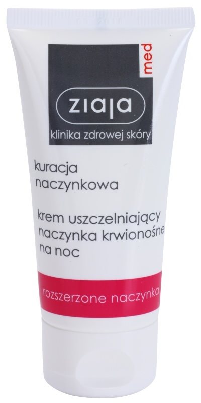 Ziaja Med Capillary Care posilující noční krém zabraňujíci praskání a tvorbě nových rozšířených žilek