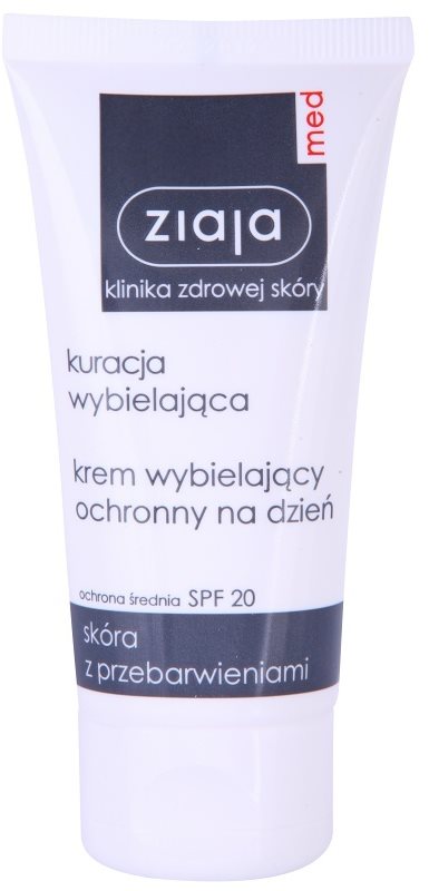 Ziaja Med Whitening Care schützende Creme gegen Pigmentflecken SPF 20