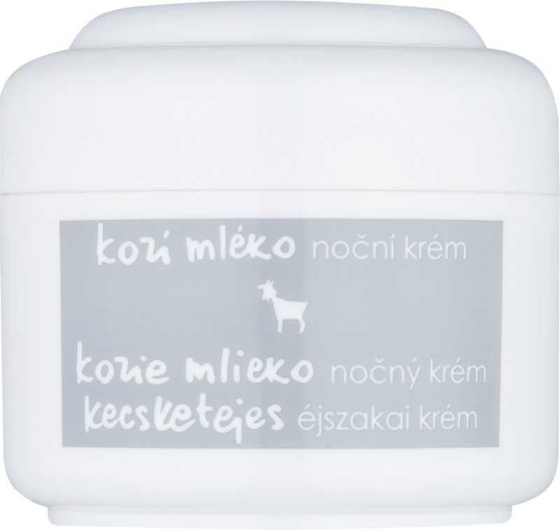 Ziaja Goat's Milk nährende Nachtcreme für trockene Haut