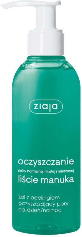 Ziaja Manuka Tree Purifying peeling tisztító gél a pórusok összehúzására