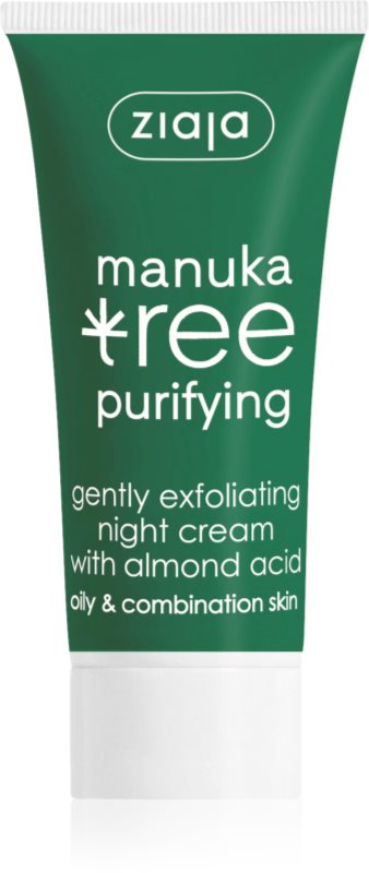 Ziaja Manuka Tree Purifying creme exfoliante de noite antiacne