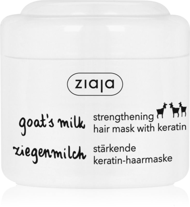 Ziaja Goat's Milk maska za okrepitev las za suhe in poškodovane lase