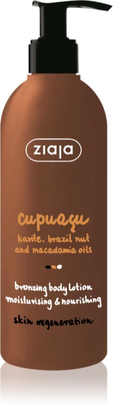 Ziaja Cupuacu lait corporel auto-bronzant