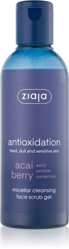 Ziaja Acai Berry oczyszczający żel micelarny z efektem peelingu