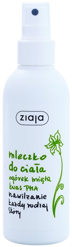 Ziaja Cucumber telové mlieko v spreji