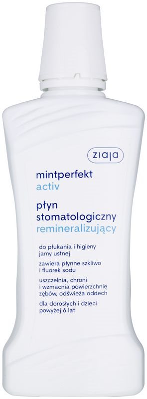 Ziaja Mintperfekt Activ płyn stomatologiczny remineralizujący