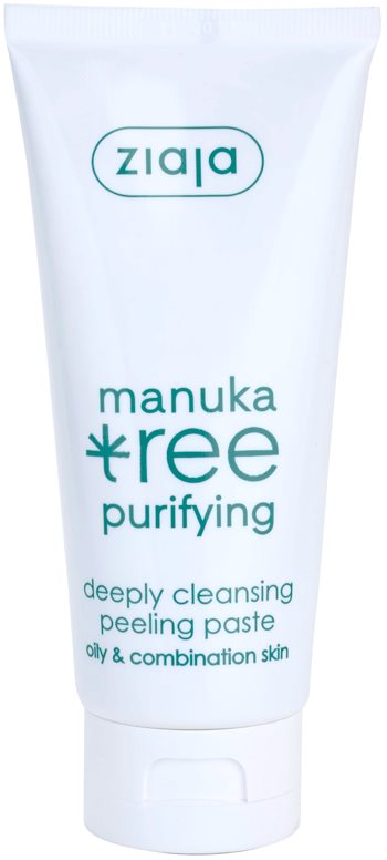Ziaja Manuka Tree Purifying čisticí peelingová pasta pro normální až mastnou pleť