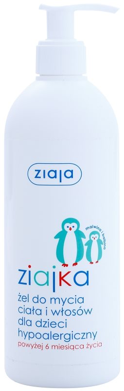 Ziaja Ziajka żel pod prysznic do ciała i włosów 2 w 1