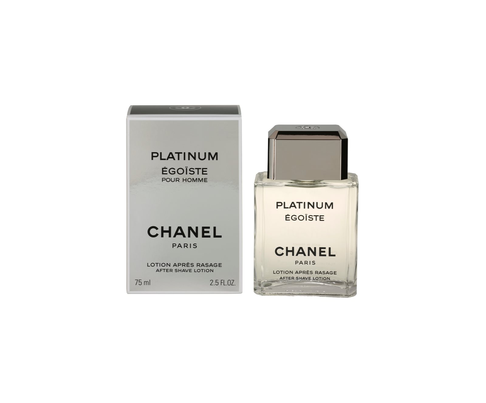 Chanel Égoïste Platinum, After Shave Lotion for Men 75 ml | notino.co.uk