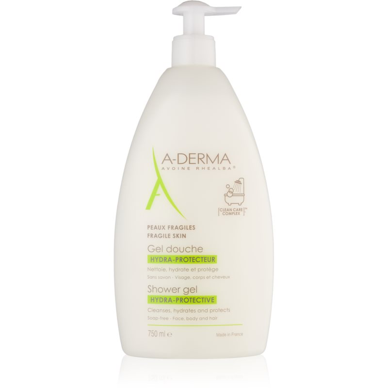 A-Derma Hydra-Protective hydratační sprchový gel 750 ml