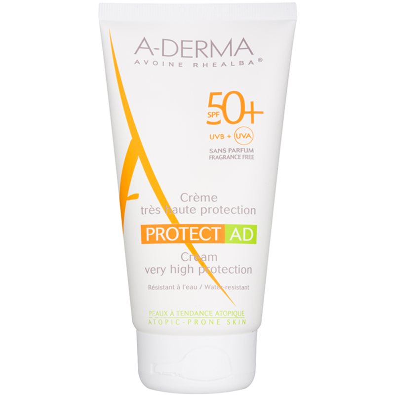 A-Derma Protect AD ochranný opalovací krém pro atopickou pokožku SPF 50+ 150 ml Image