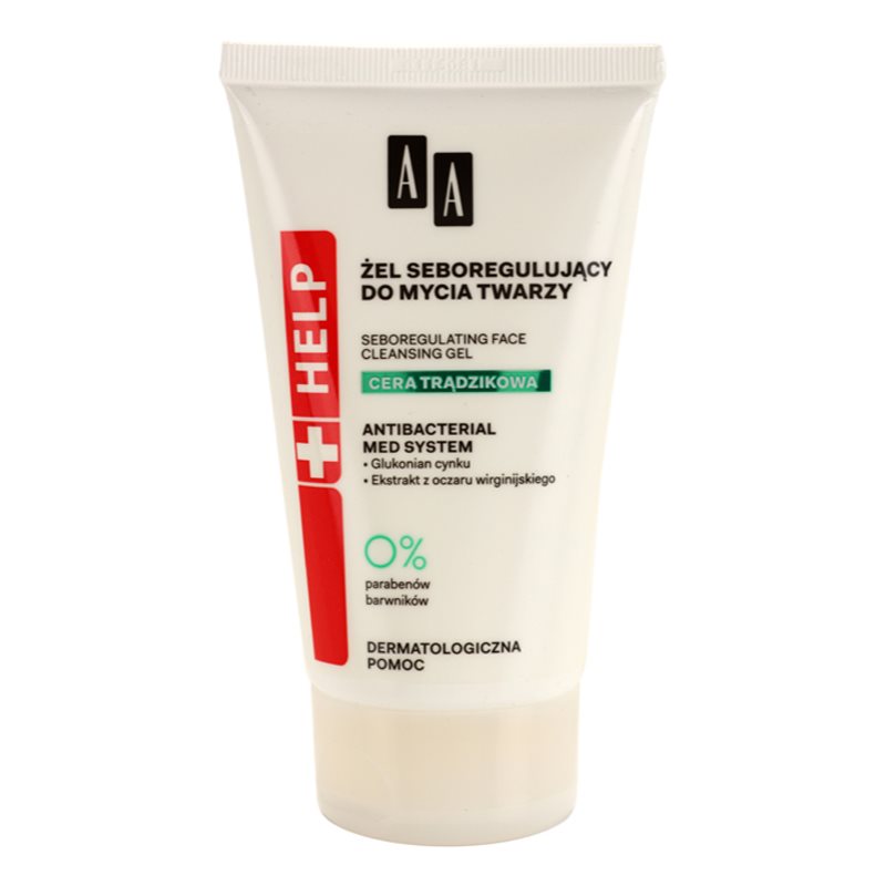 AA Cosmetics Help Acne Skin čisticí gel pro redukci kožního mazu 150 ml