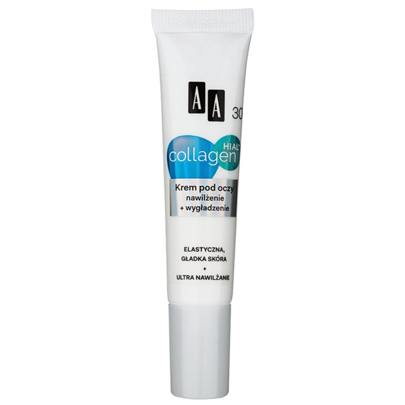 AA Cosmetics Collagen HIAL+ hydratační a vyhlazující oční krém 30+ 15 ml
