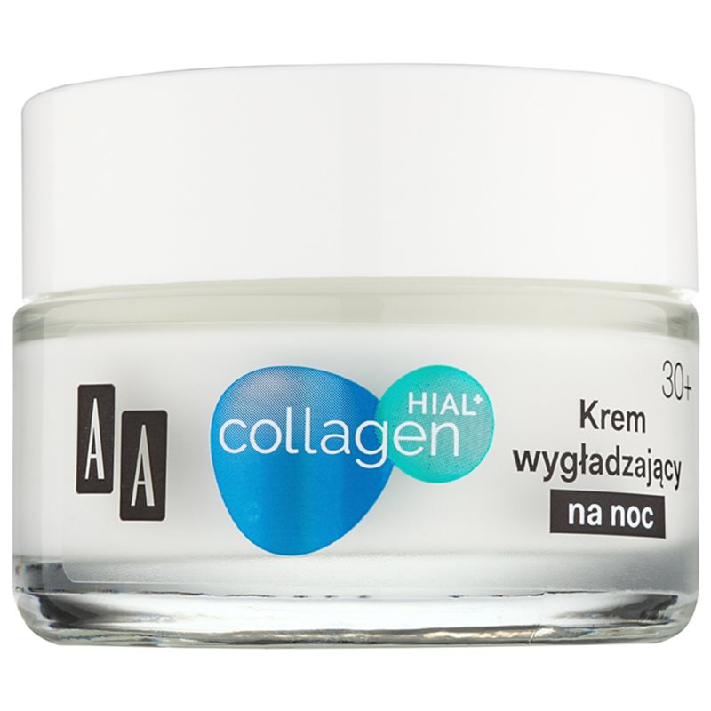 AA Cosmetics Collagen HIAL+ noční vyhlazující krém 30+ 50 ml Image