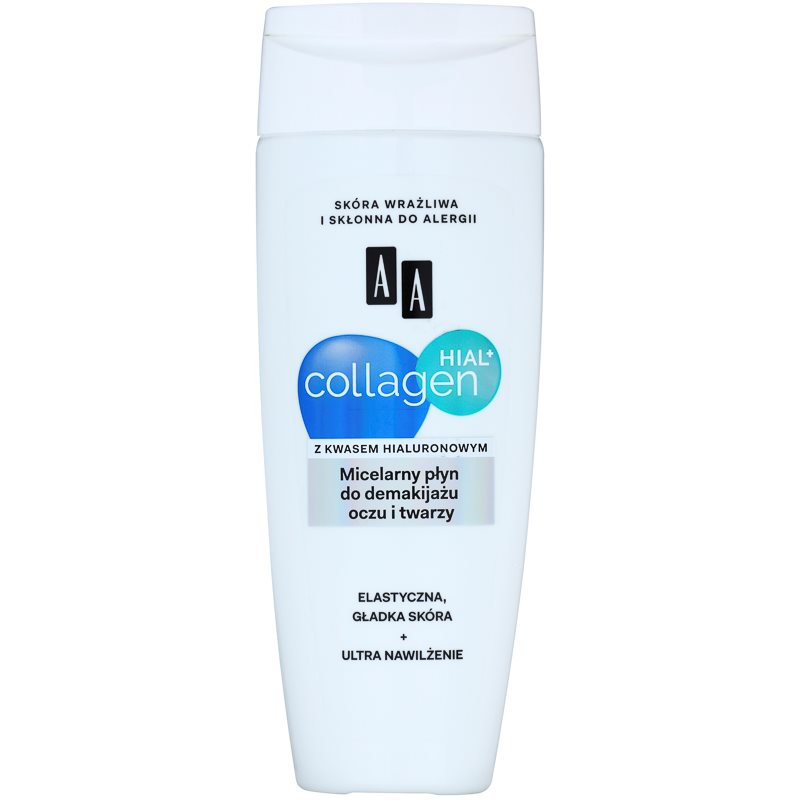 AA Cosmetics Collagen HIAL+ micelární čisticí voda na obličej a oči 200 ml Image