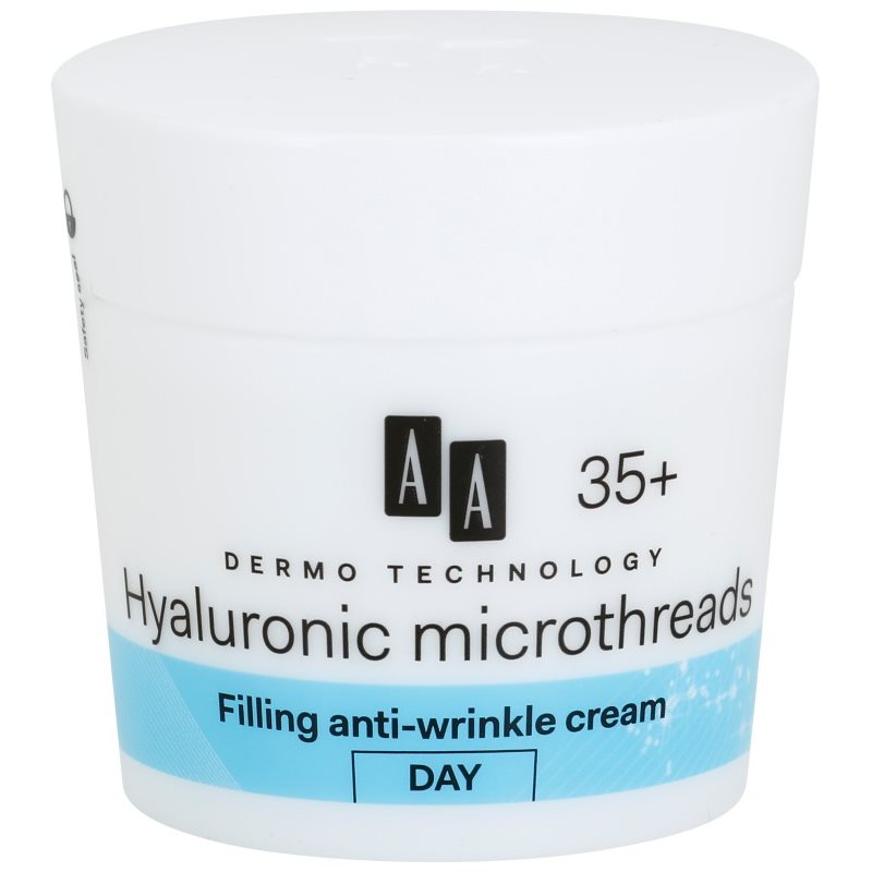 AA Cosmetics Dermo Technology Hyaluronic Microthreads vyplňující denní krém proti vráskám 35+ 50 ml