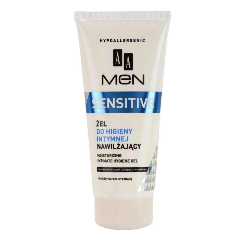 AA Cosmetics Men Sensitive gel pro intimní hygienu s hydratačním účinkem 200 ml