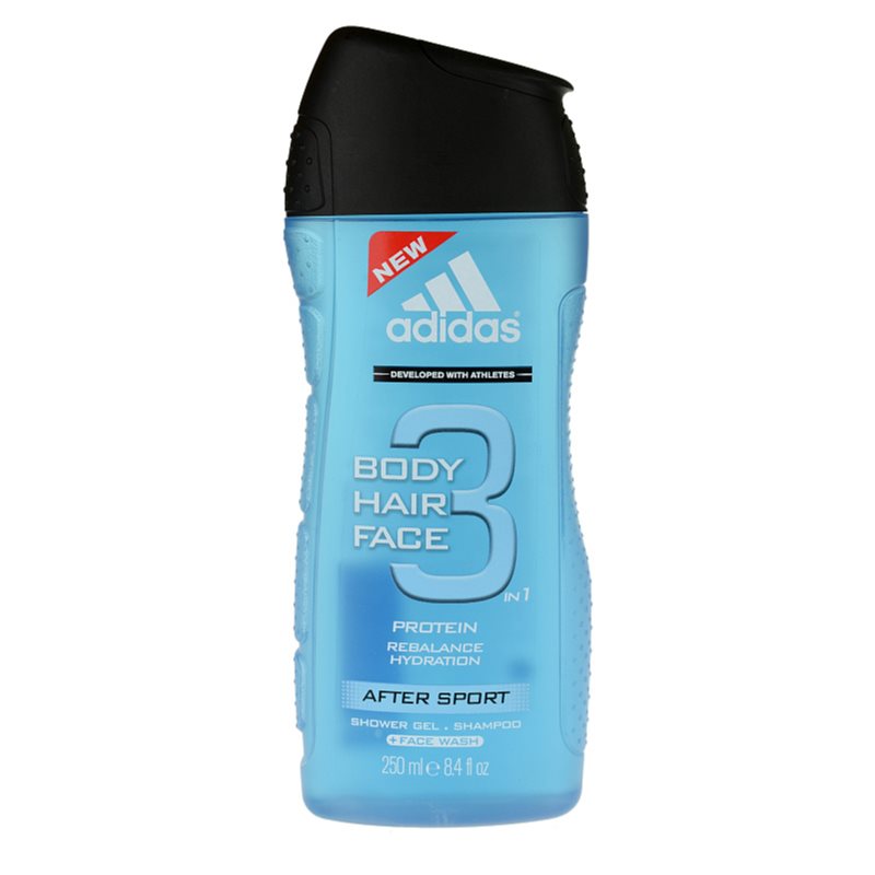 Adidas 3 After Sport sprchový gel pro muže 250 ml