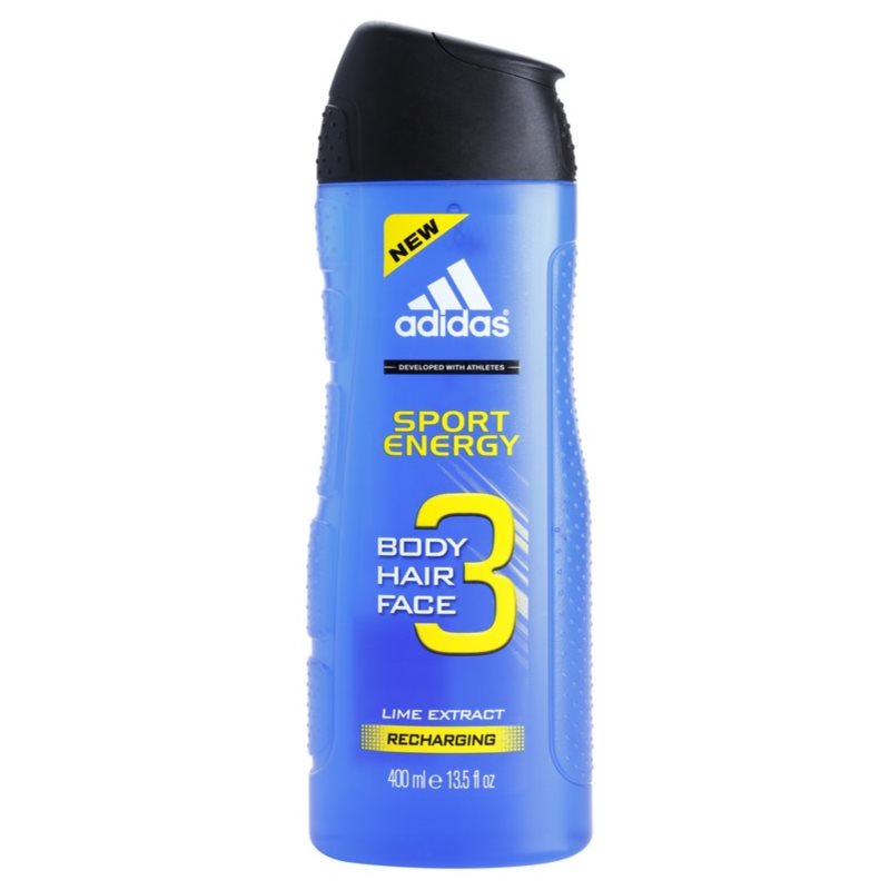 Adidas A3 Sport Energy sprchový gel pro muže 3 v 1 400 ml