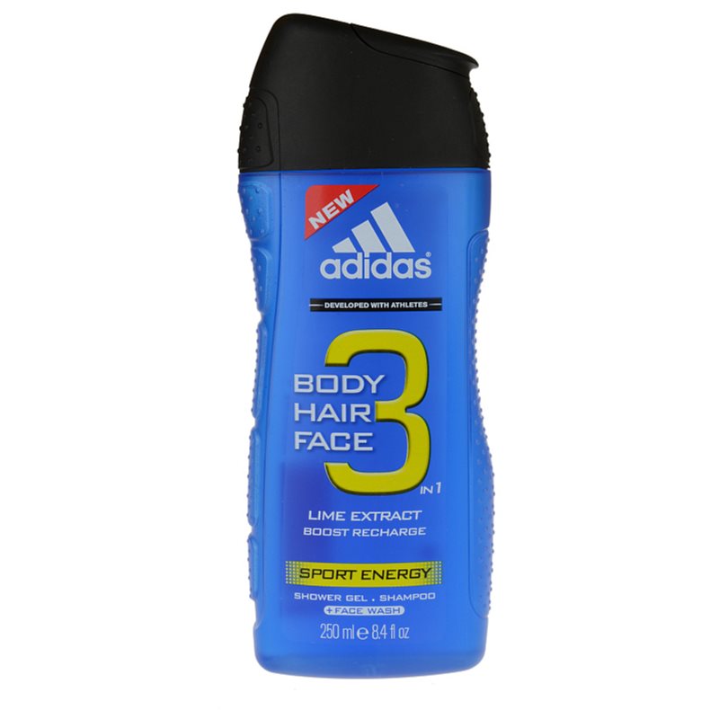Adidas A3 Sport Energy sprchový gel pro muže 3 v 1 250 ml Image
