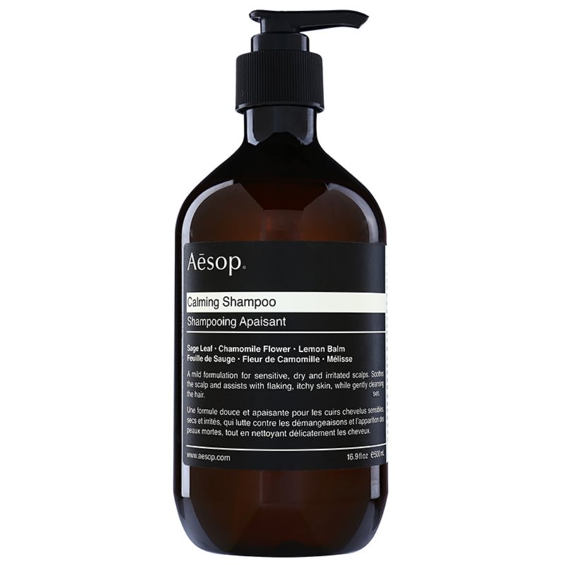 Aēsop Hair Calming zklidňující šampon pro suchou a svědící pokožku hlavy 500 ml
