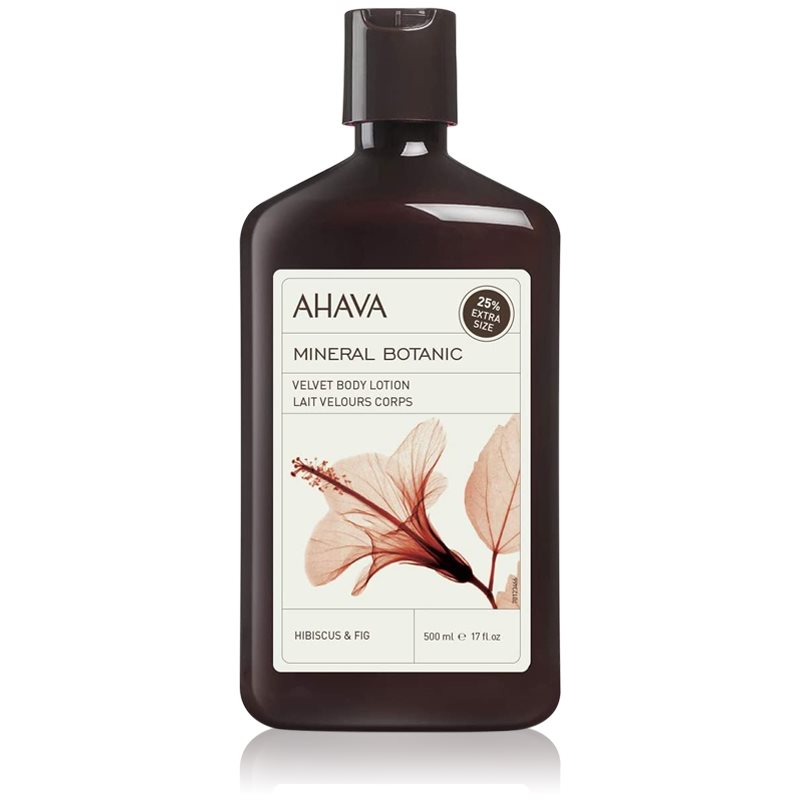 Ahava Mineral Botanic Hibiscus & Fig sametové tělové mléko ibišek a fík 500 ml