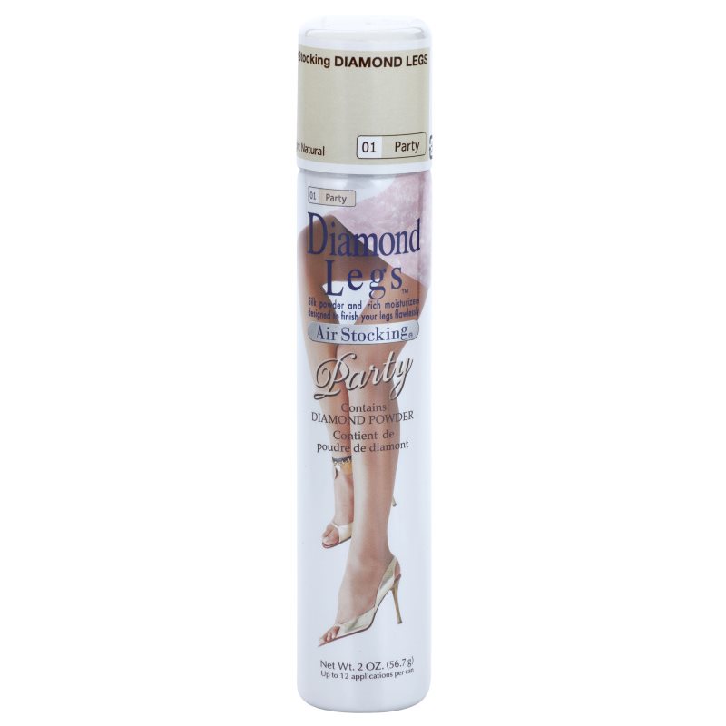 

AirStocking Diamond Legs панчохи в аерозолі air-stocking SPF 25 відтінок 01 Light Natural Party
