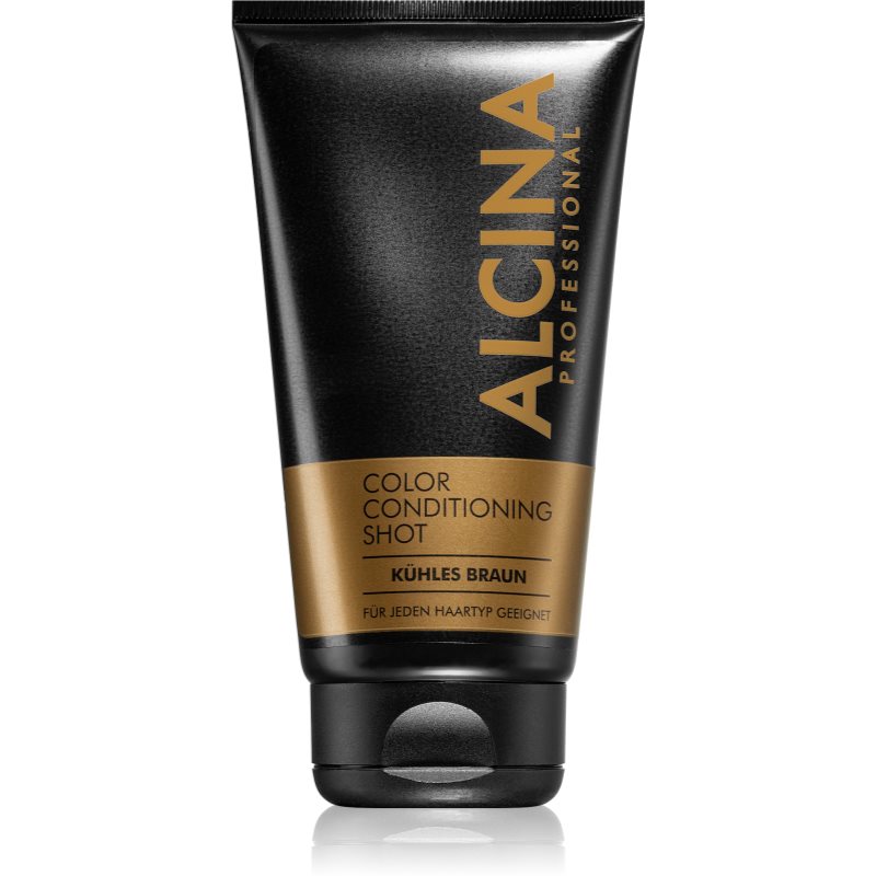 Alcina Color Conditioning Shot Silver tónovací balzám pro zvýraznění barvy vlasů odstín Cold Brown 150 ml Image