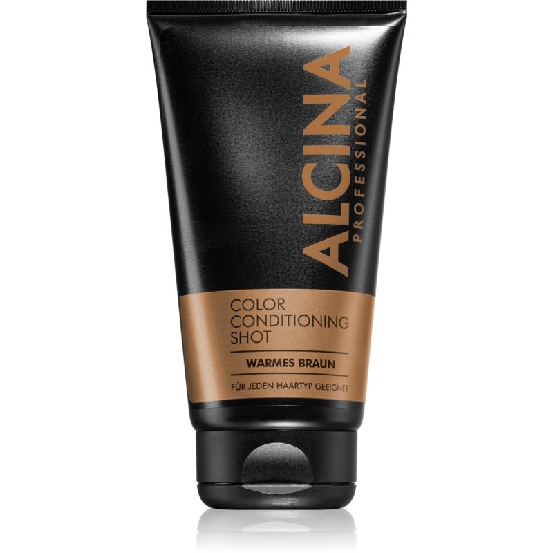 Alcina Color Conditioning Shot Silver tónovací balzám pro zvýraznění barvy vlasů odstín Warm Brown 150 ml Image