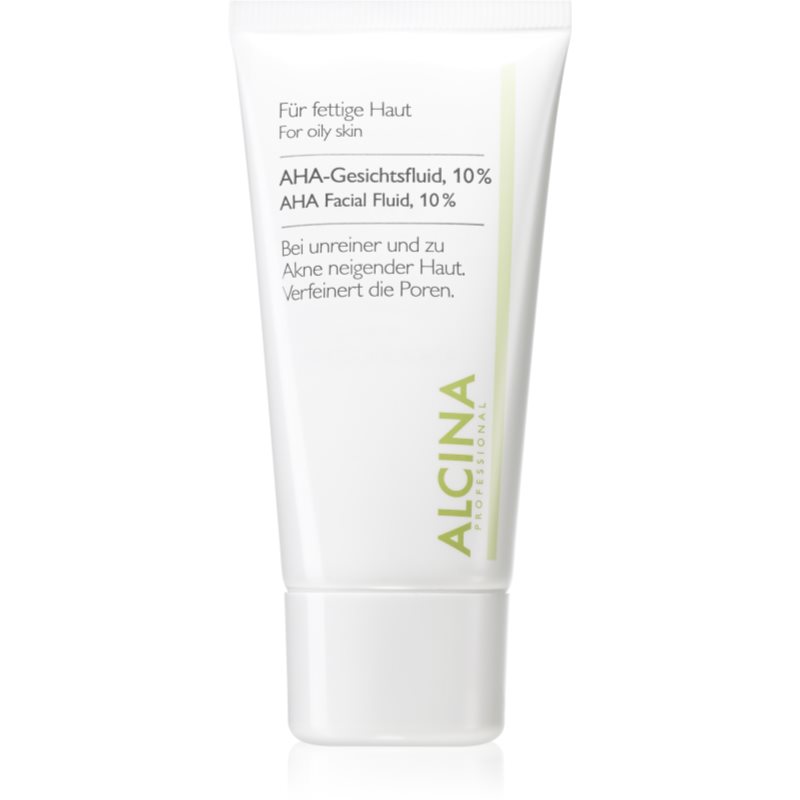 Alcina For Oily Skin pleťový fluid s 10%AHA kyselinami 50 ml