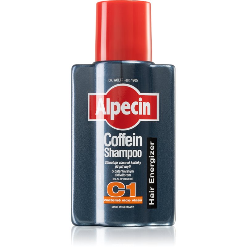 Alpecin Hair Energizer Coffein Shampoo C1 champô de cafeína para homens para estimular crescimento de cabelo 75 ml