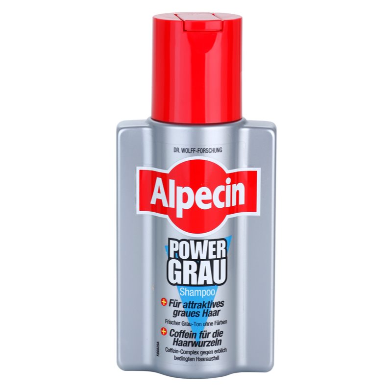 Alpecin Power Grau šampon pro zvýraznění šedých odstínů vlasů 200 ml