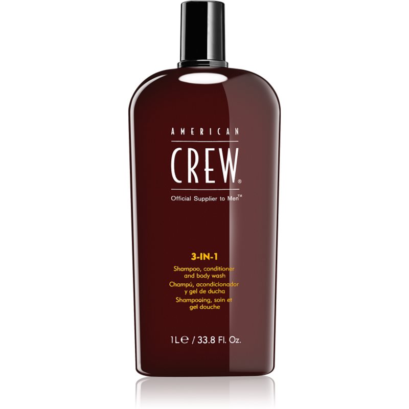 American Crew Hair & Body 3-IN-1 šampón, kondicionér a sprchový gel 3 v 1 pro muže 1000 ml Image