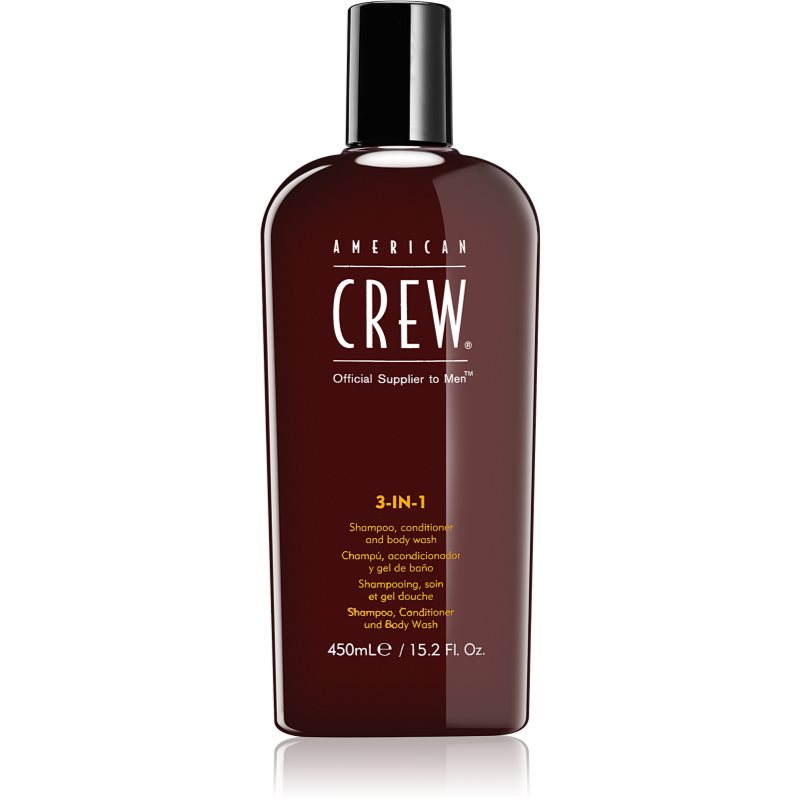 American Crew Hair & Body 3-IN-1 šampón, kondicionér a sprchový gel 3 v 1 pro muže 450 ml Image