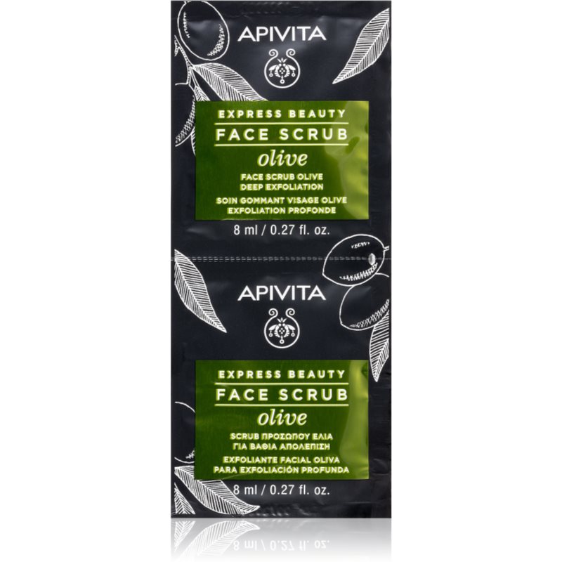 Apivita Express Beauty Olive intenzivní čisticí peeling na obličej 2 x 8 ml Image