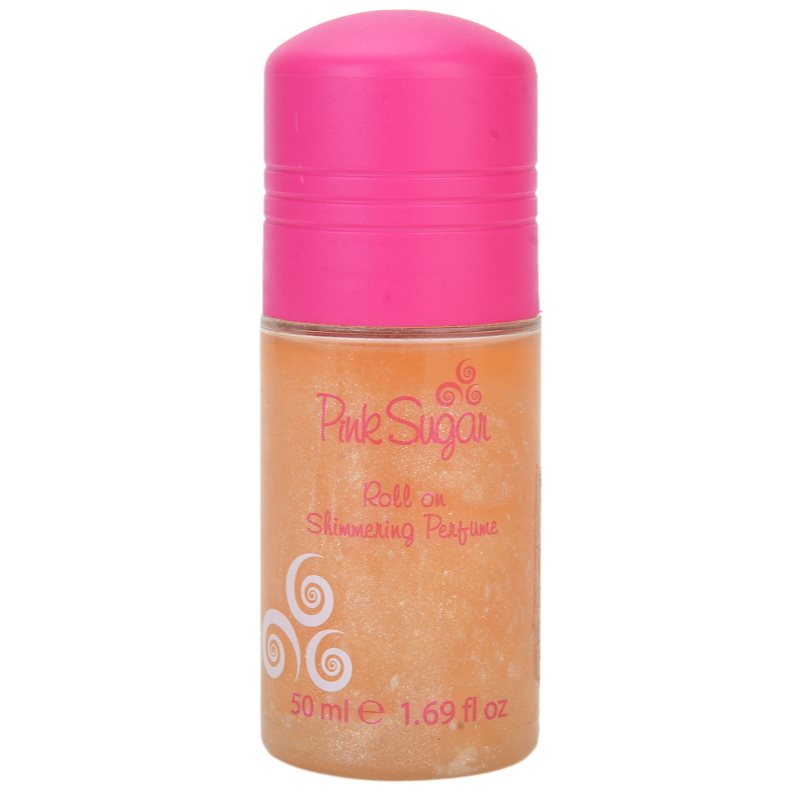 Aquolina Pink Sugar deodorant roll-on se třpytkami pro ženy 50 ml