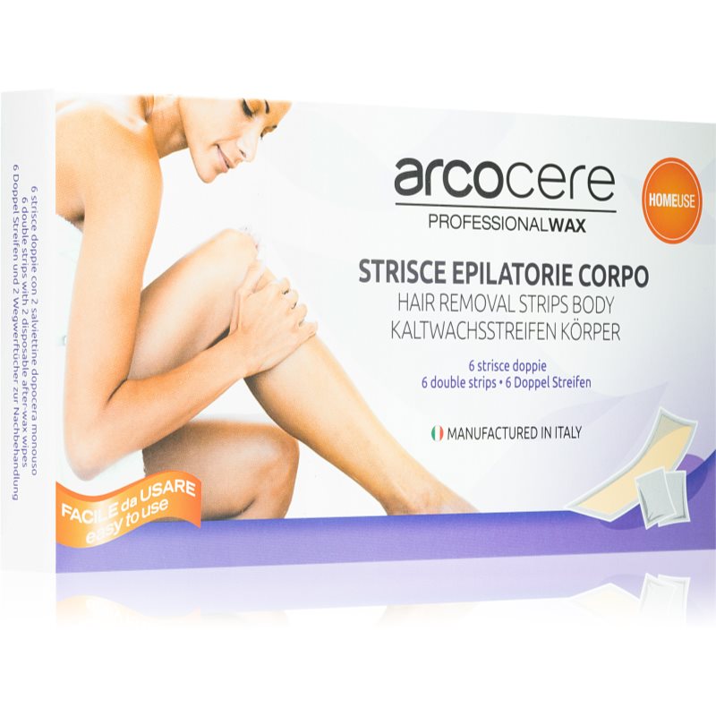 Arcocere Deepline voskové epilační pásky na tělo pro ženy 6 ks Image