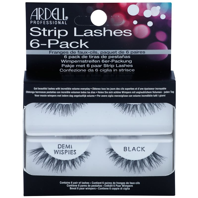 Ardell Strip Lashes nalepovací řasy multipack Demi Wispies Black Image