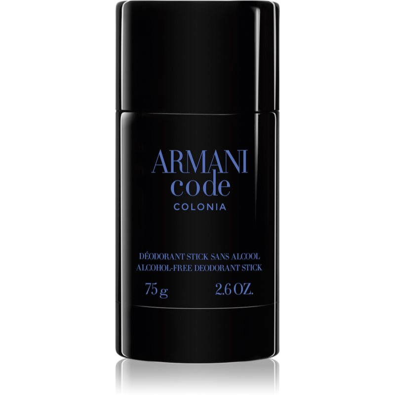 Armani Code Colonia desodorizante em stick para homens 75 g