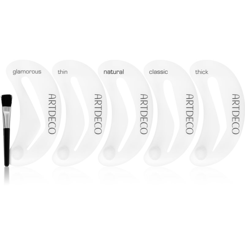 Artdeco Eye Brow Stencil with Brush Applicator štětec na obočí se šablonami Image
