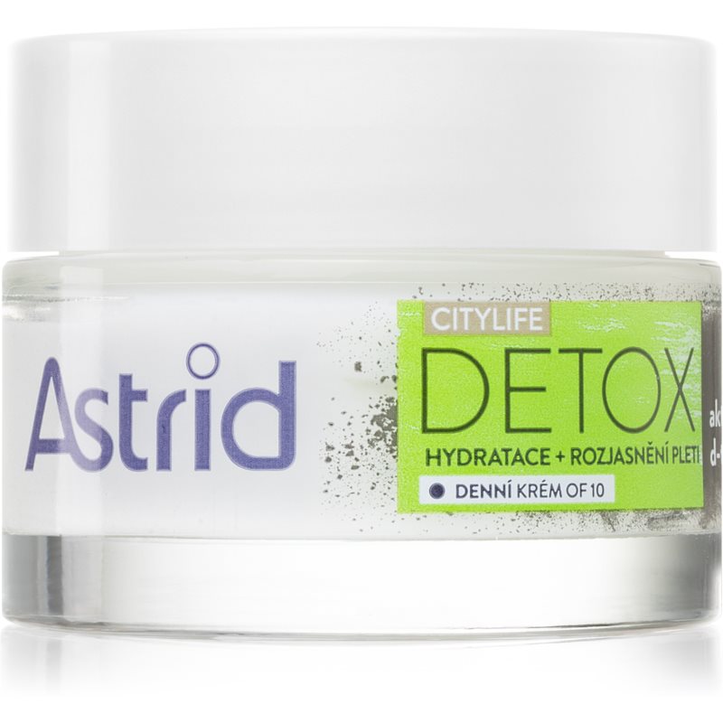 Astrid CITYLIFE Detox denní hydratační krém s aktivním uhlím 50 ml