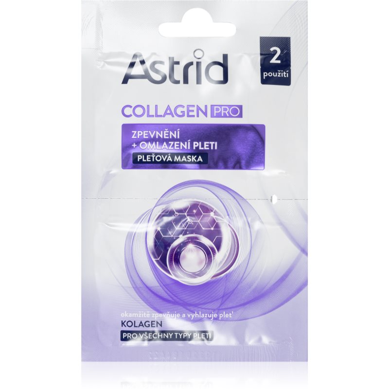 Astrid Collagen PRO zpevňující pleťová maska s omlazujícím účinkem 2x8 ml Image