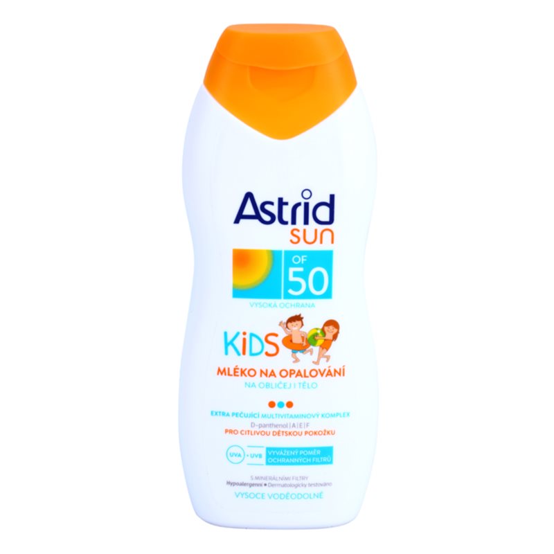 Astrid Sun Kids dětské mléko na opalování SPF 50 200 ml Image