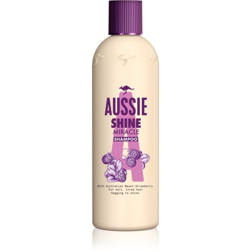 Aussie Shine Miracle hydratační šampon pro lesk a hebkost vlasů 300 ml