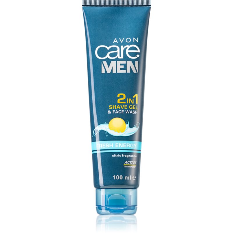 Avon Care Men gel na holení se zklidňujícím účinkem 2 v 1 100 ml Image